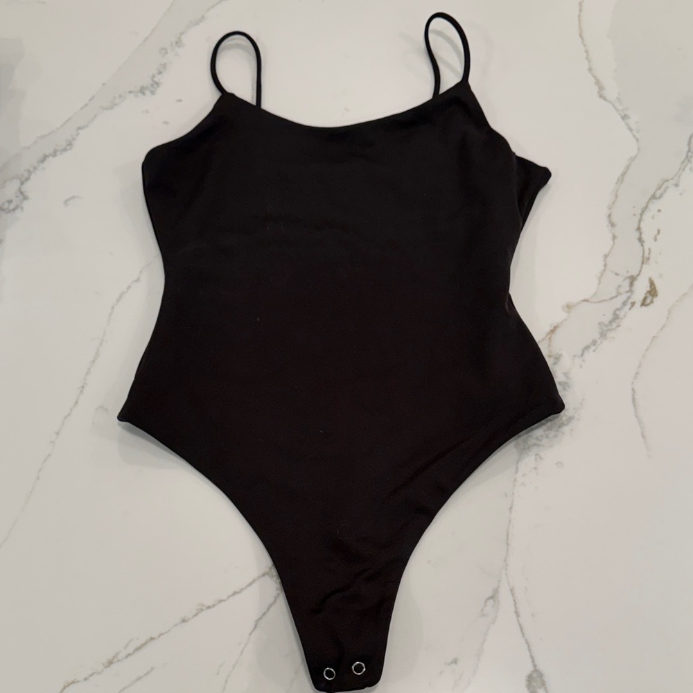 Anthropologie black Bodysuit size XXS